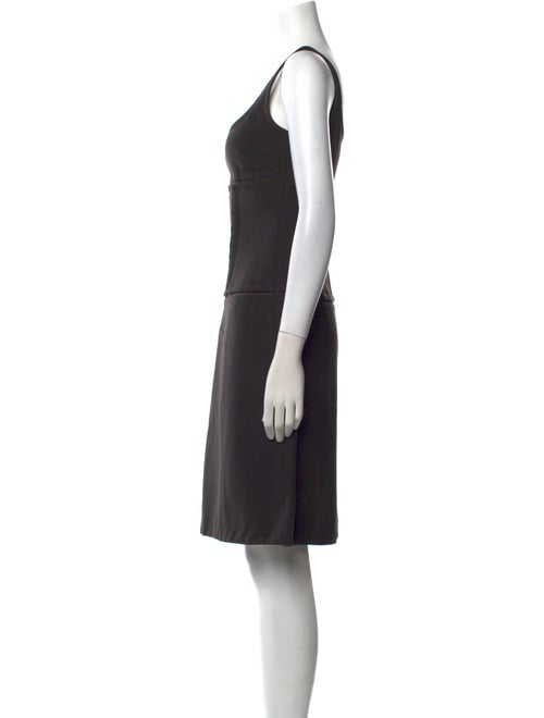 SportMax Virgin Wool Knee-Length Dress