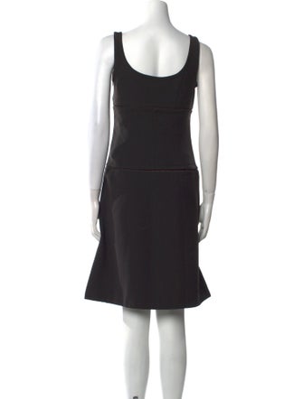 SportMax Virgin Wool Knee-Length Dress