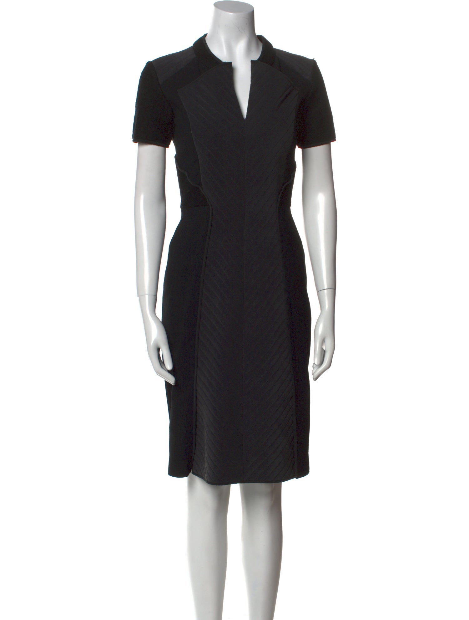 SportMax V-Neck Knee-Length Dress