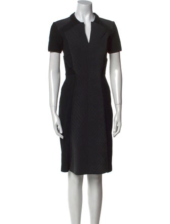 SportMax V-Neck Knee-Length Dress