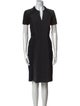 SportMax V-Neck Knee-Length Dress