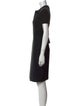 SportMax V-Neck Knee-Length Dress