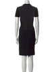 SportMax V-Neck Knee-Length Dress