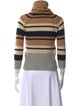 SportMax Striped Turtleneck Sweater