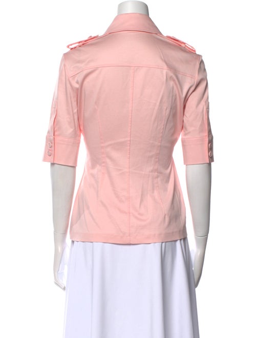 SportMax Three-Quarter Sleeve Button-Up Top