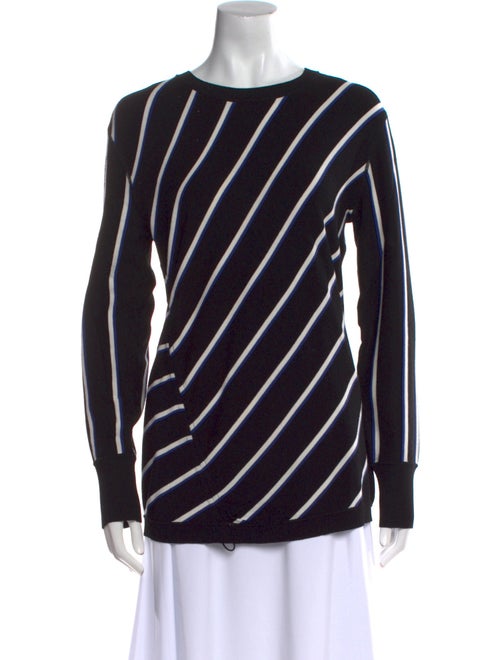 SportMax Striped Bateau Neckline Sweater