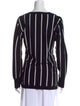 SportMax Striped Bateau Neckline Sweater