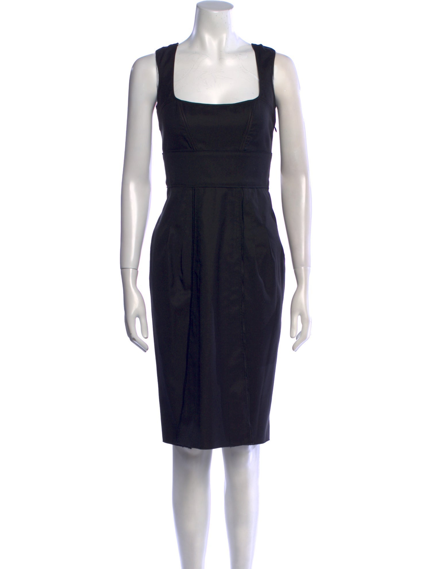 SportMax Virgin Wool Knee-Length Dress