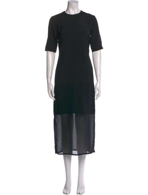 SportMax Crew Neck Long Dress