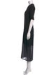 SportMax Crew Neck Long Dress
