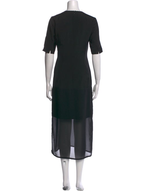 SportMax Crew Neck Long Dress