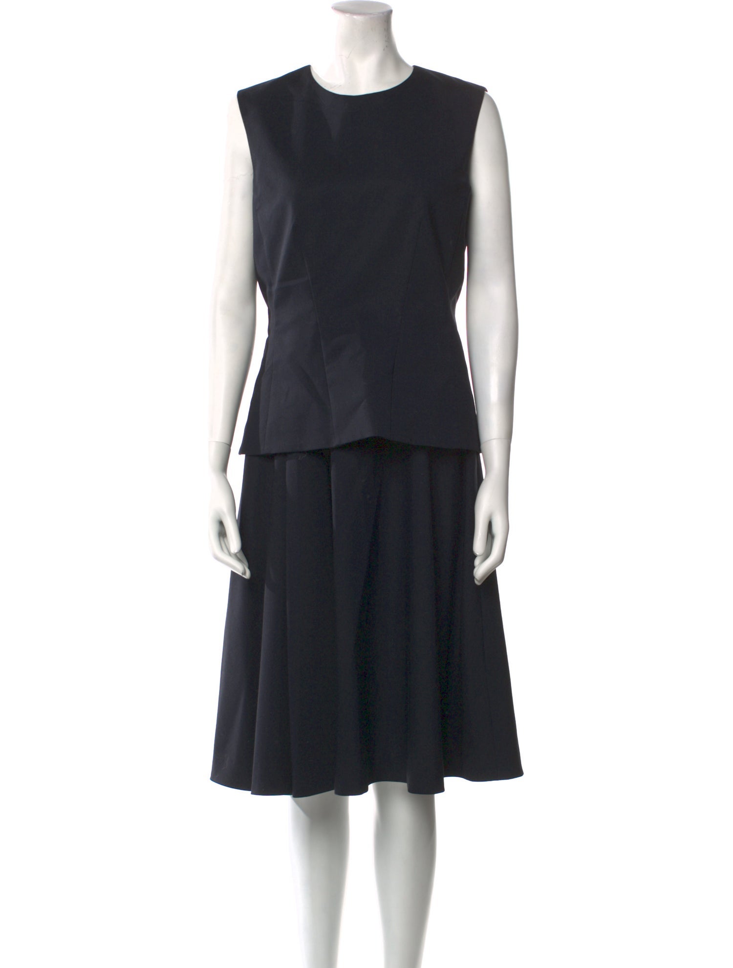 SportMax Virgin Wool Knee-Length Dress