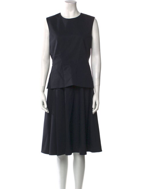 SportMax Virgin Wool Knee-Length Dress