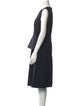 SportMax Virgin Wool Knee-Length Dress