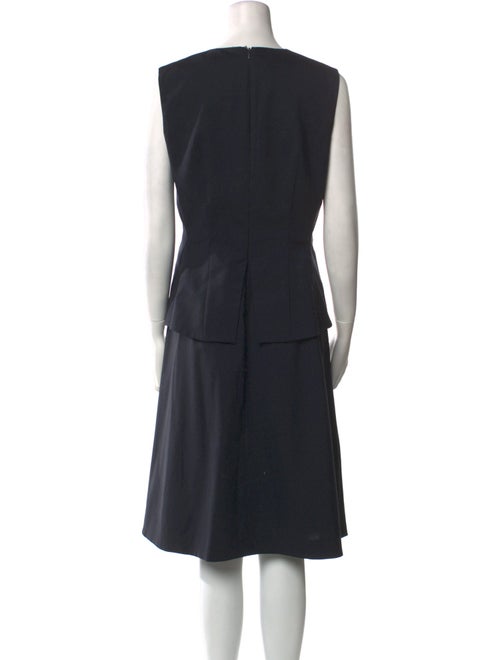 SportMax Virgin Wool Knee-Length Dress