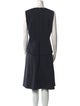 SportMax Virgin Wool Knee-Length Dress