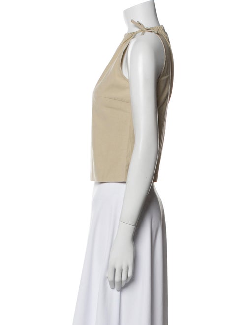 SportMax Halterneck Sleeveless Crop Top