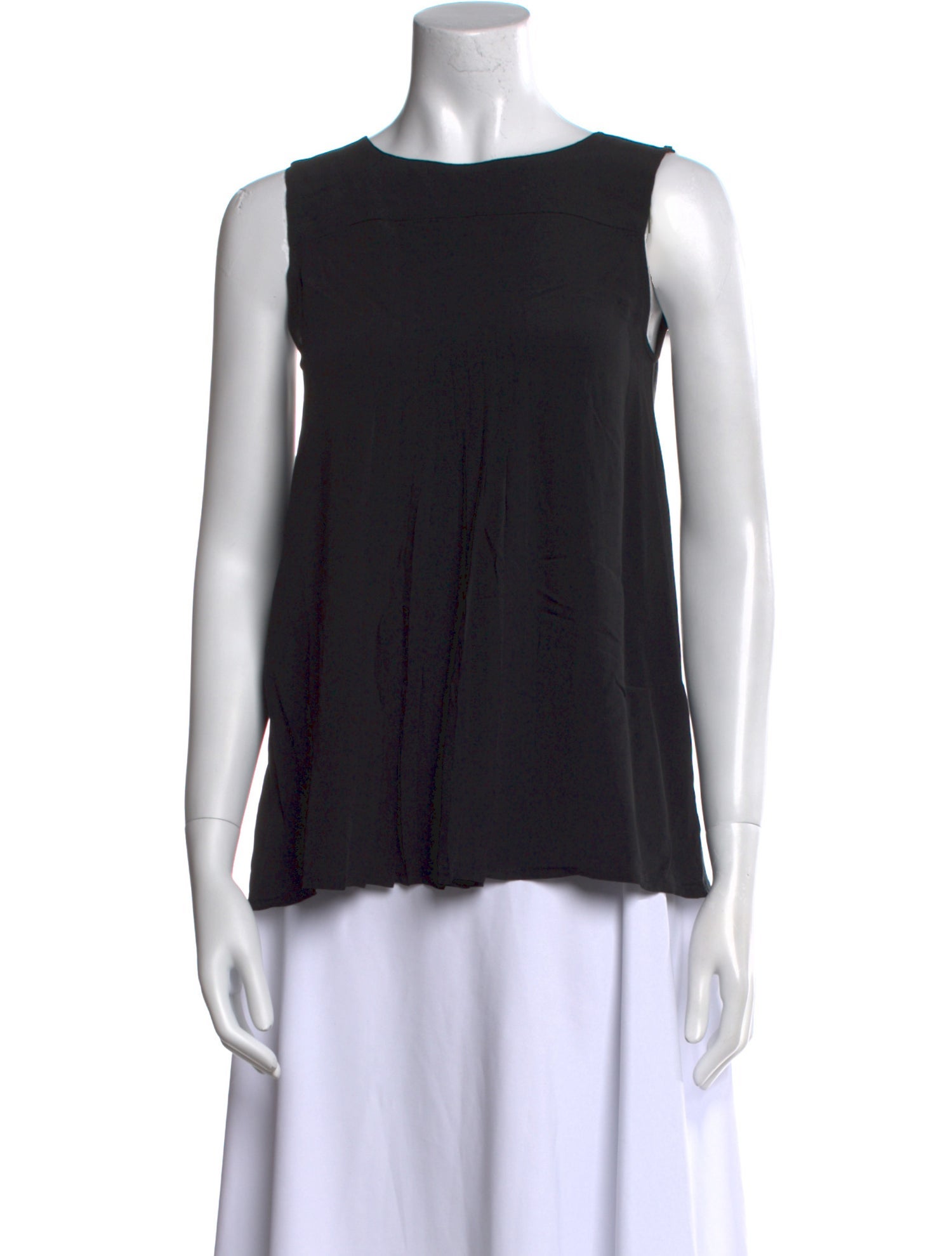 SportMax Bateau Neckline Sleeveless Top