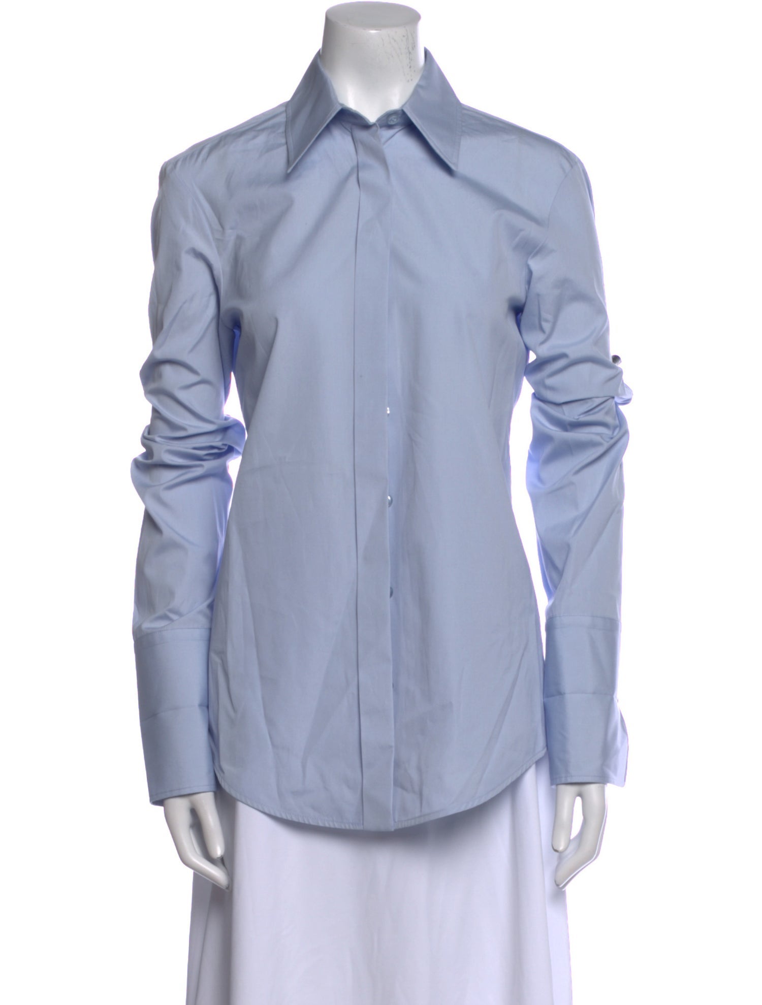 SportMax Long Sleeve Button-Up Top