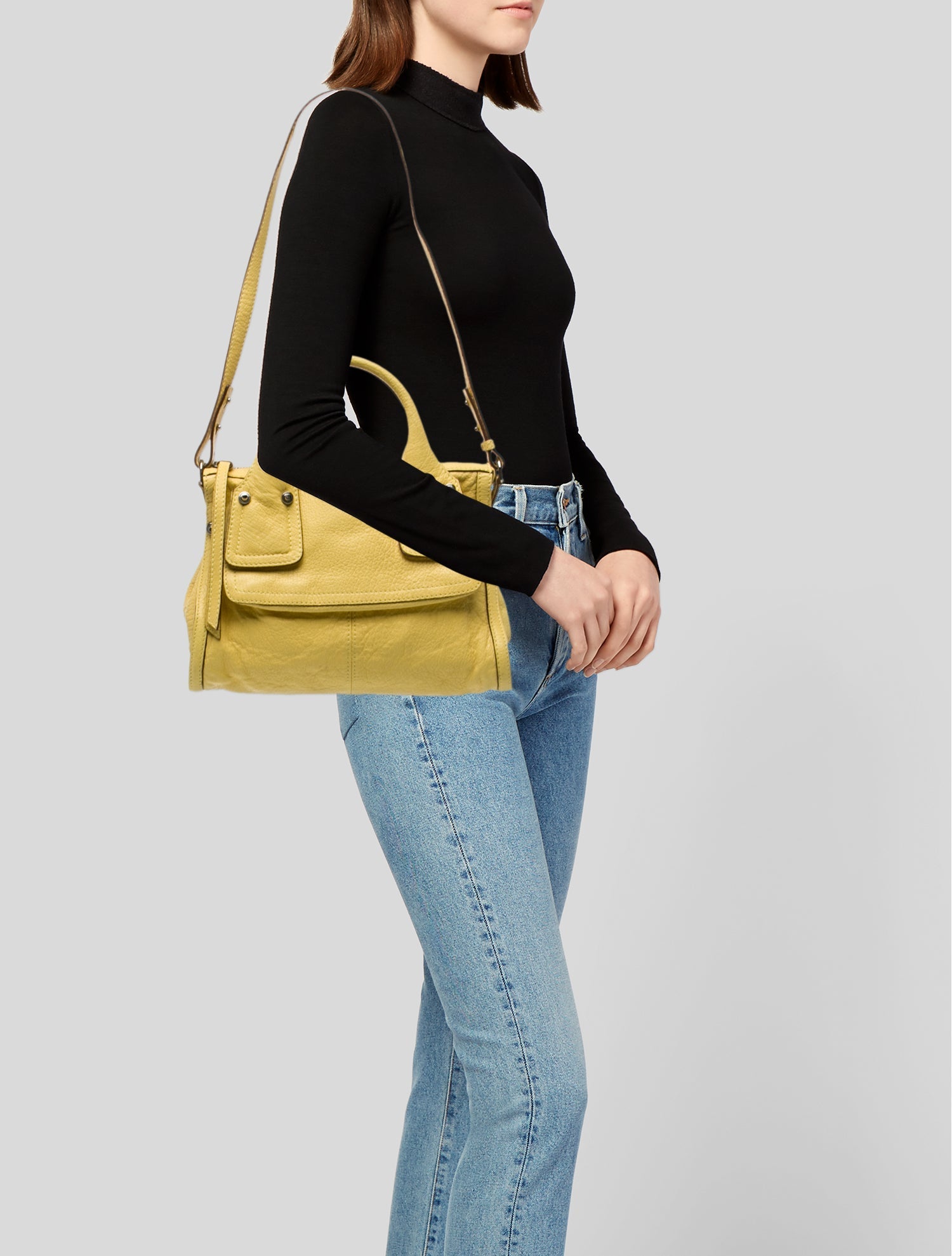 SportMax Leather Shoulder Bag