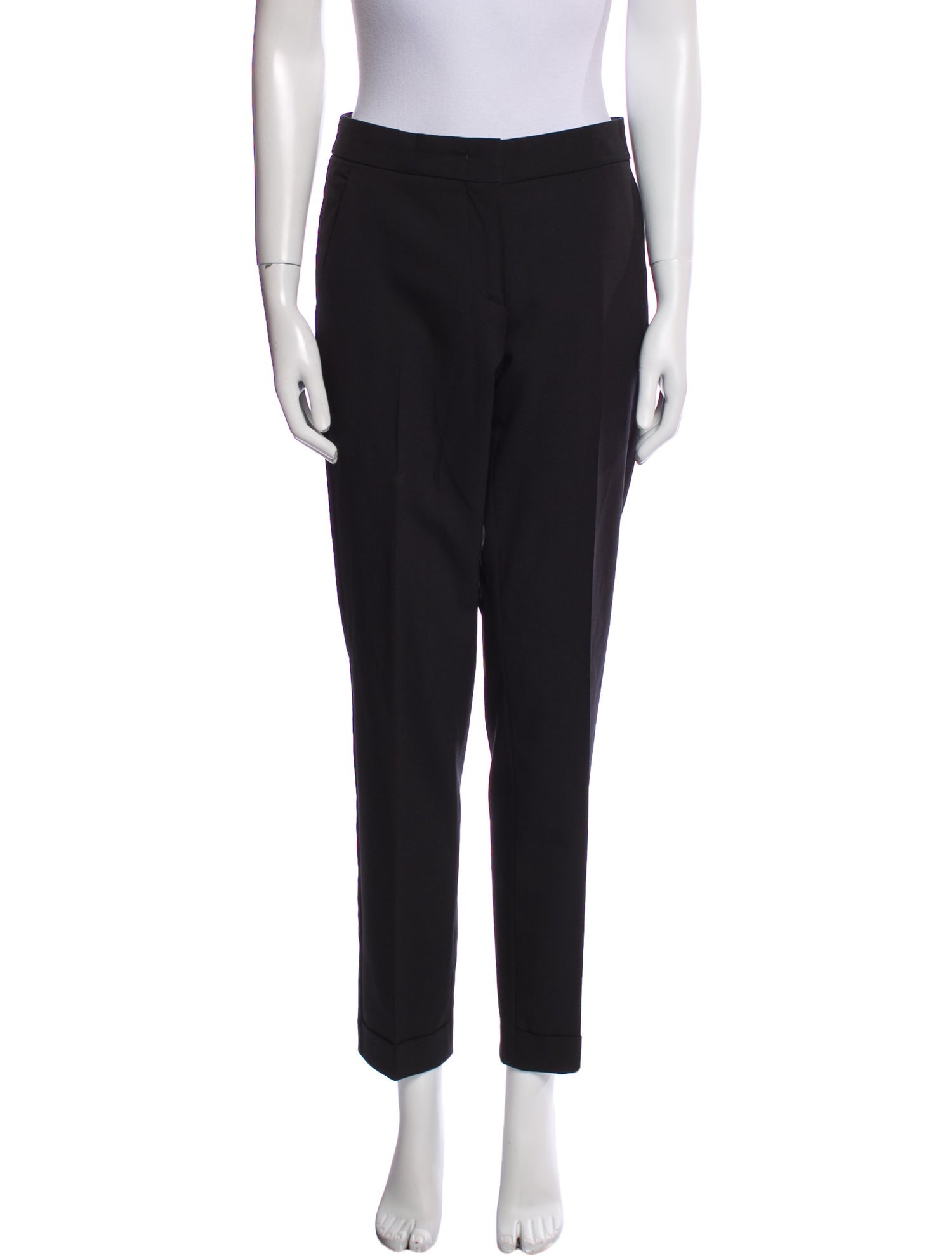 SportMax Virgin Wool Straight Leg Pants