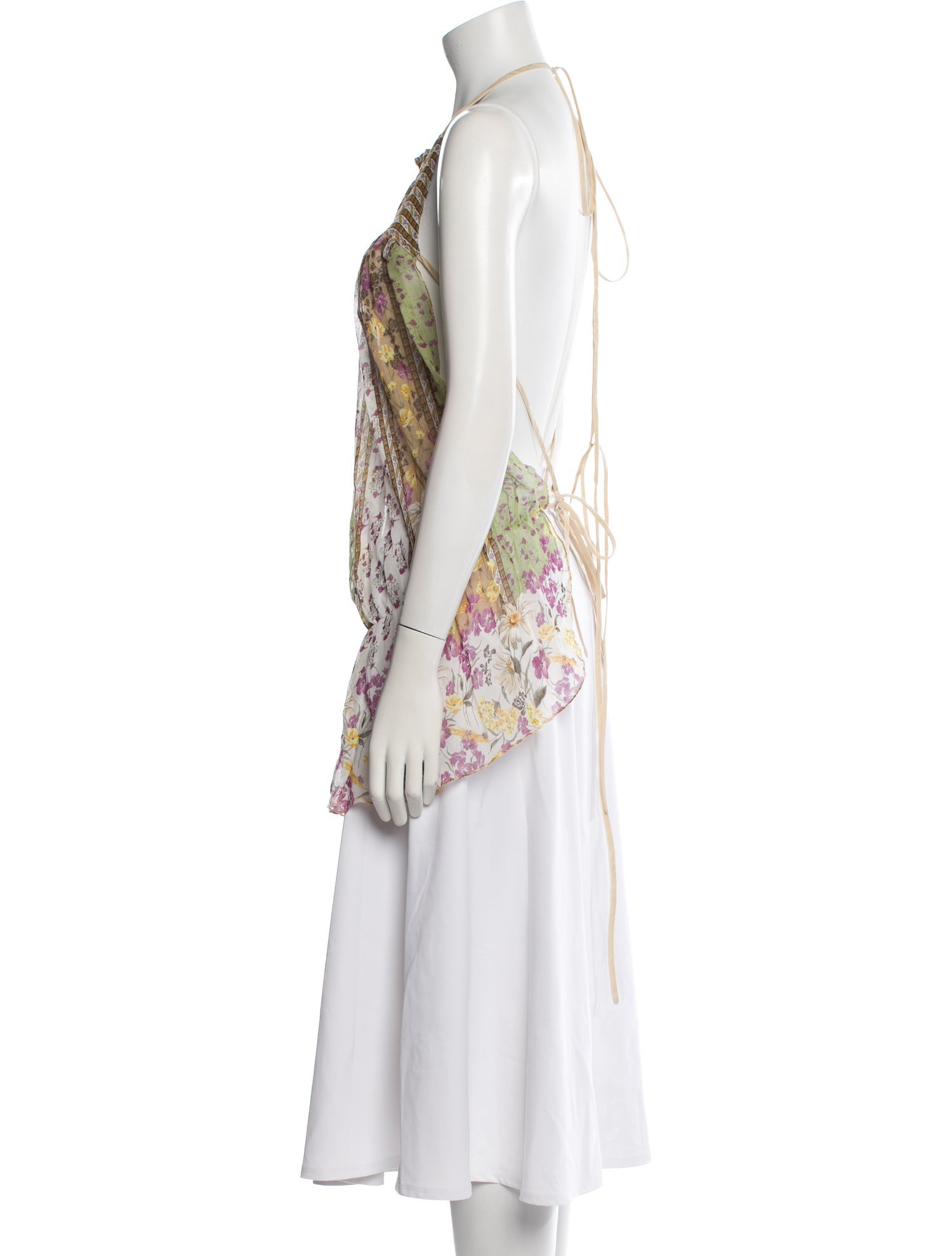 SportMax Paisley Print Halterneck Tunic