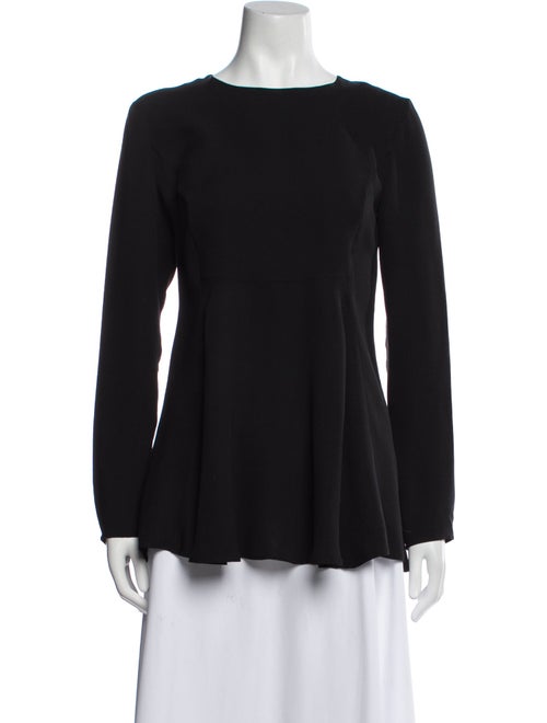 SportMax Silk Bateau Neckline Blouse
