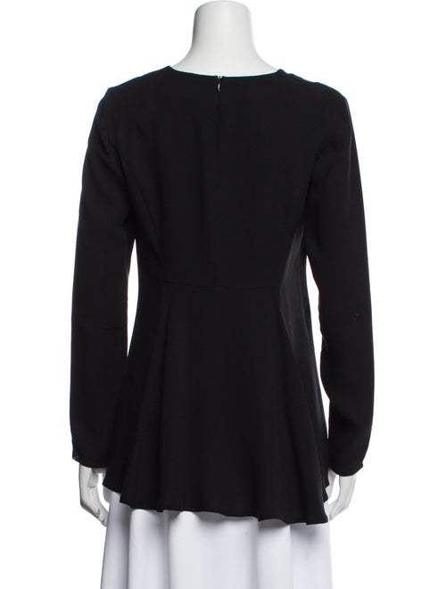 SportMax Silk Bateau Neckline Blouse