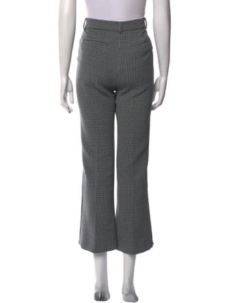 SportMax Plaid Print Wide Leg Pants