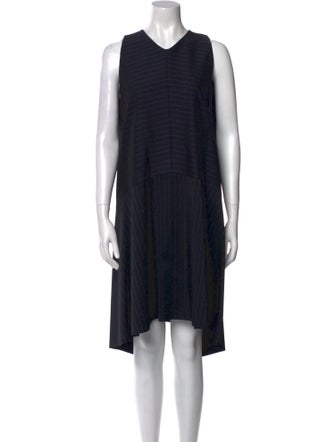 SportMax Crew Neck Midi Length Dress