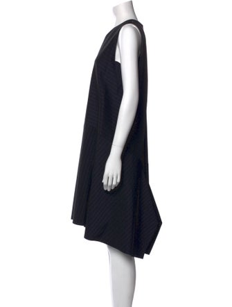 SportMax Crew Neck Midi Length Dress