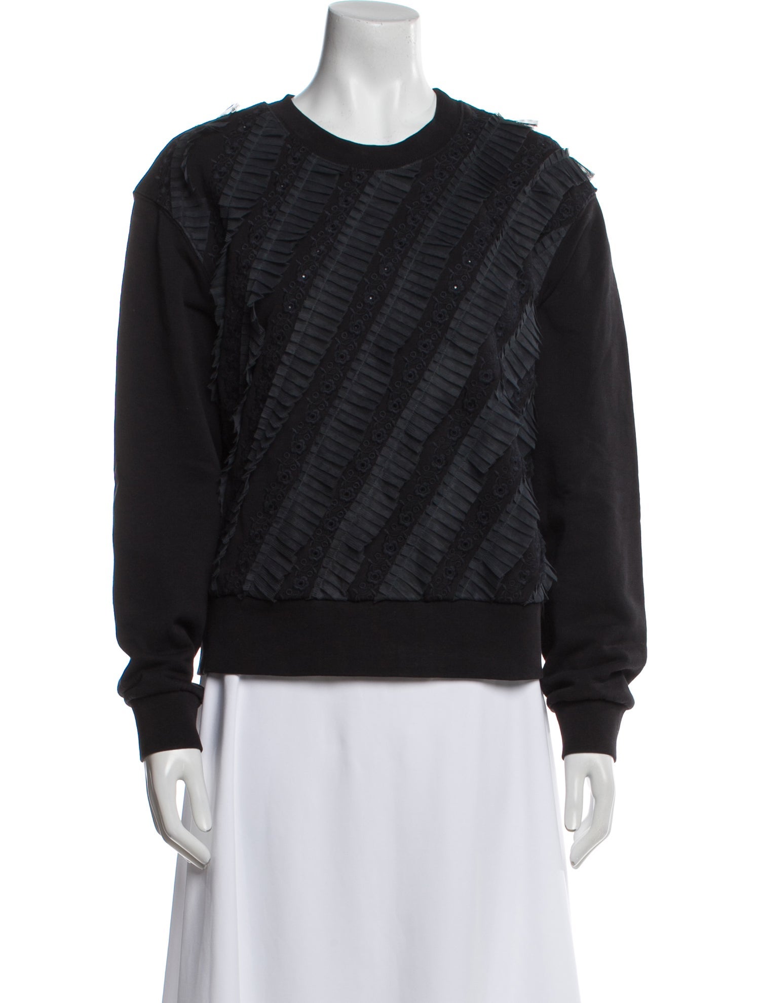 SportMax Crew Neck Long Sleeve Sweatshirt