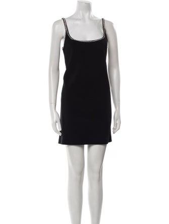 SportMax Scoop Neck Mini Dress