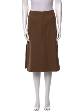 SportMax Virgin Wool Knee-Length Skirt