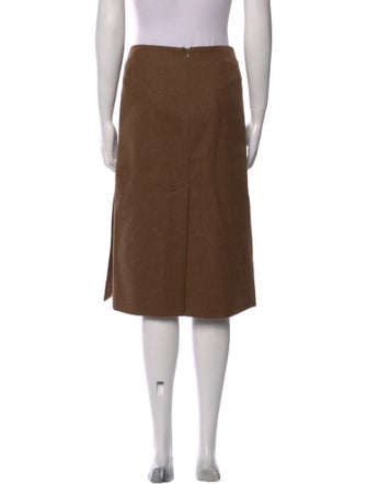 SportMax Virgin Wool Knee-Length Skirt