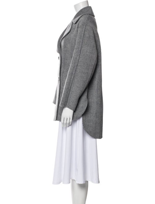 SportMax Virgin Wool Printed Coat