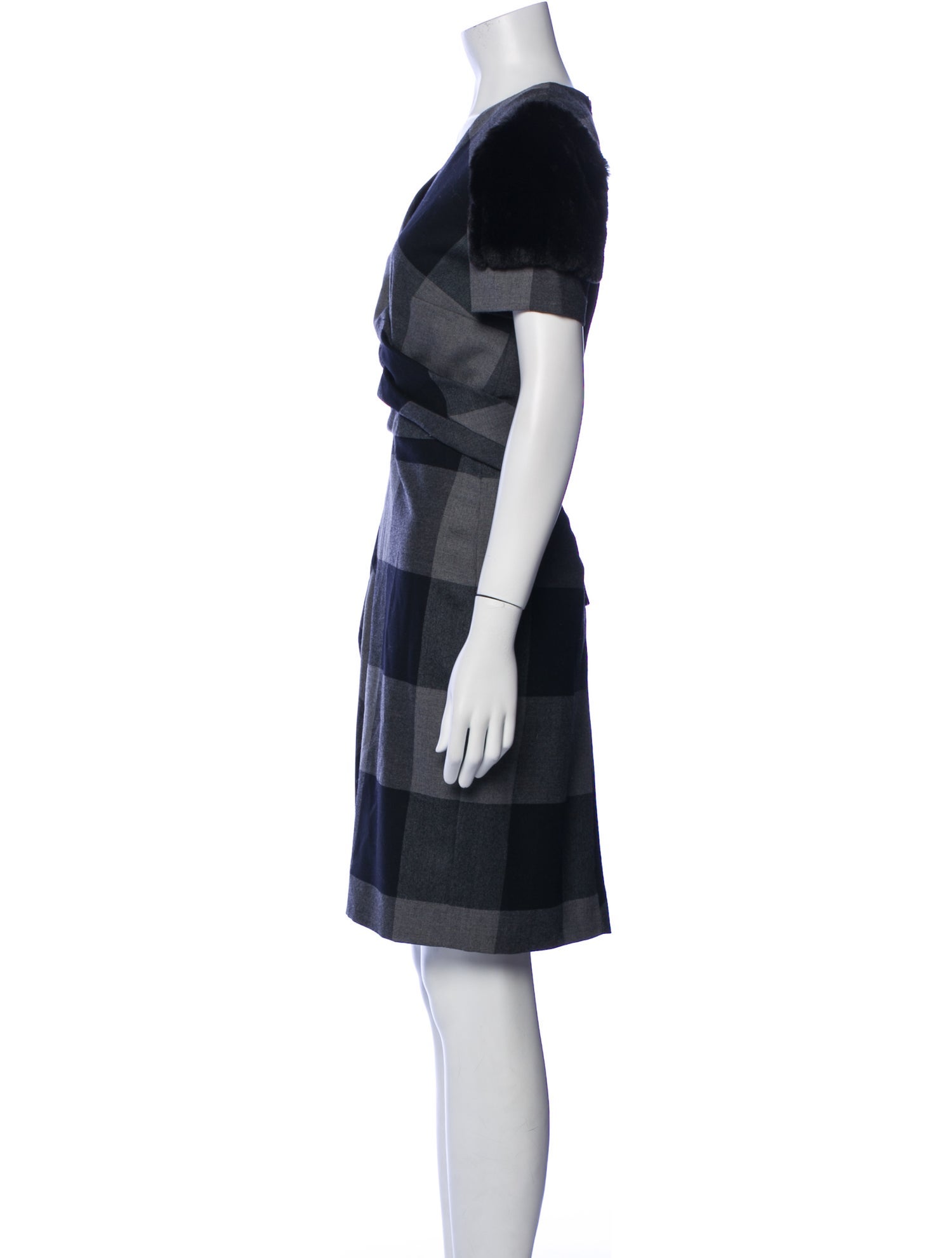 SportMax Virgin Wool Knee-Length Dress