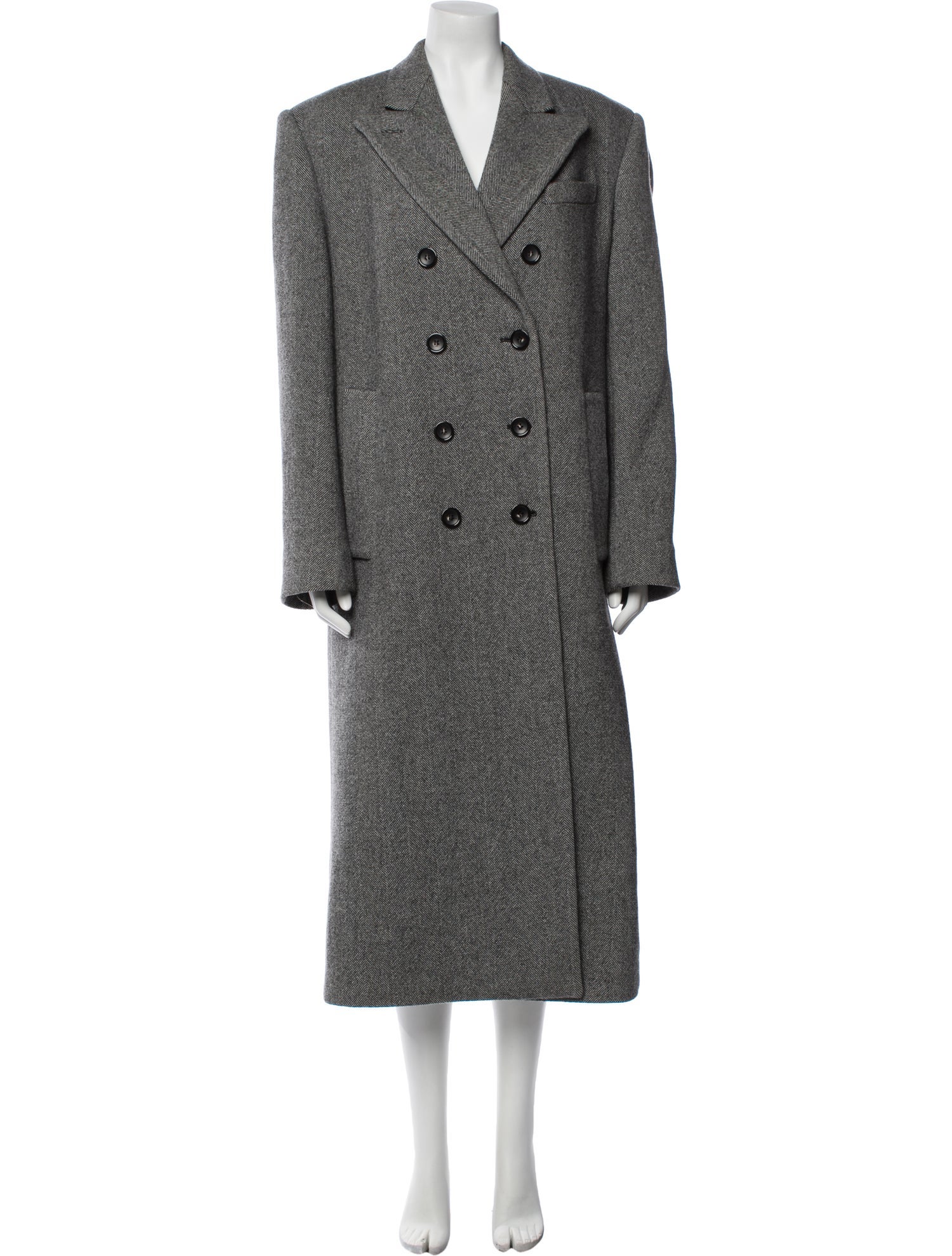 SportMax Virgin Wool Peacoat