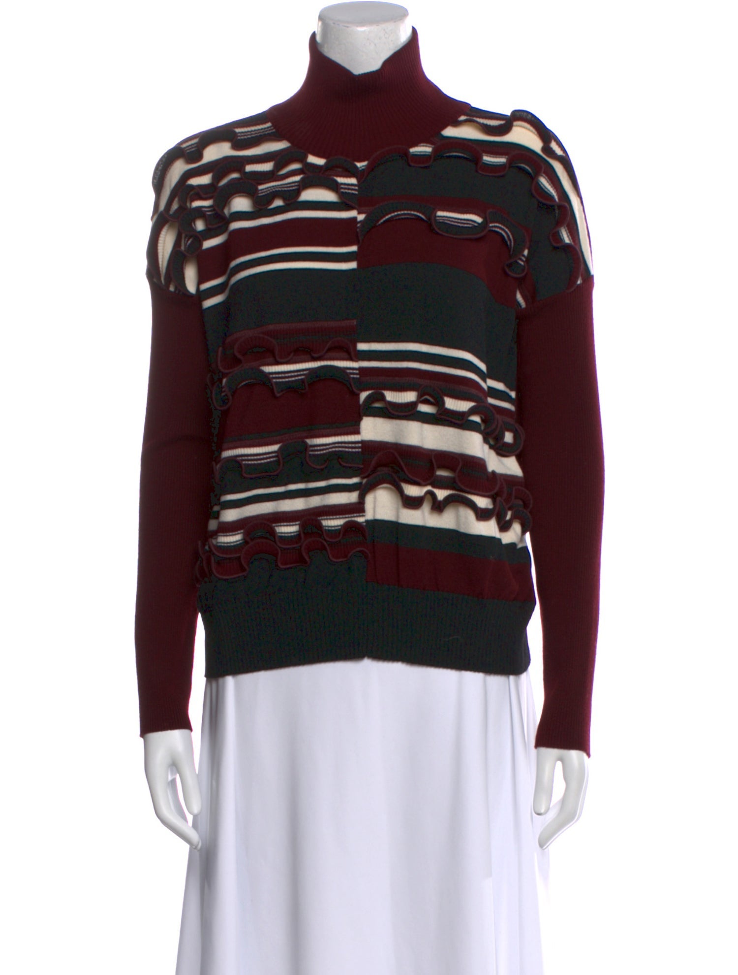 SportMax Virgin Wool Printed Sweater