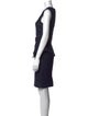 SportMax V-Neck Knee-Length Dress