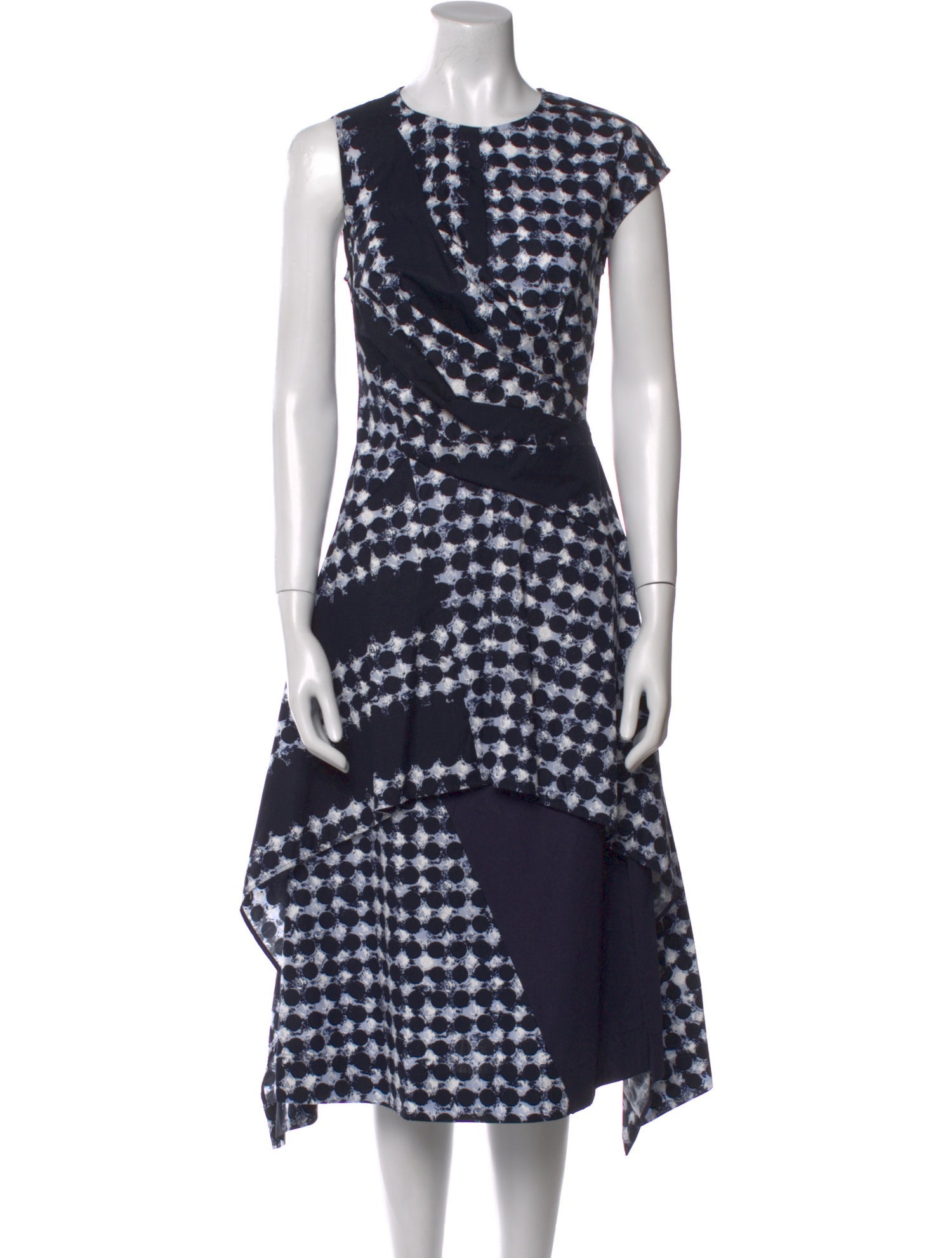 SportMax Tie-Dye Print Long Dress