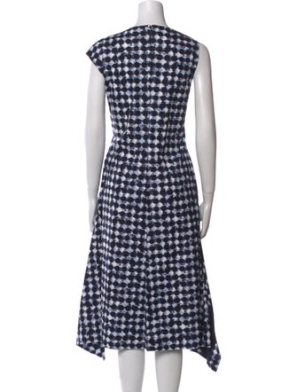 SportMax Tie-Dye Print Long Dress