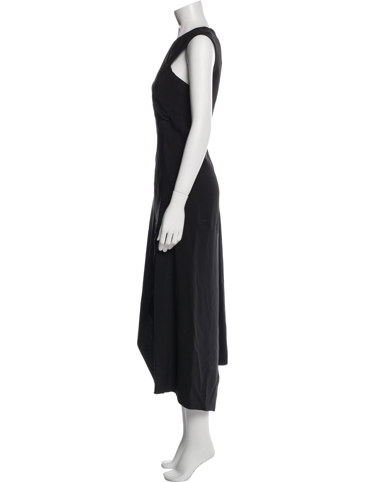 SportMax V-Neck Midi Length Dress