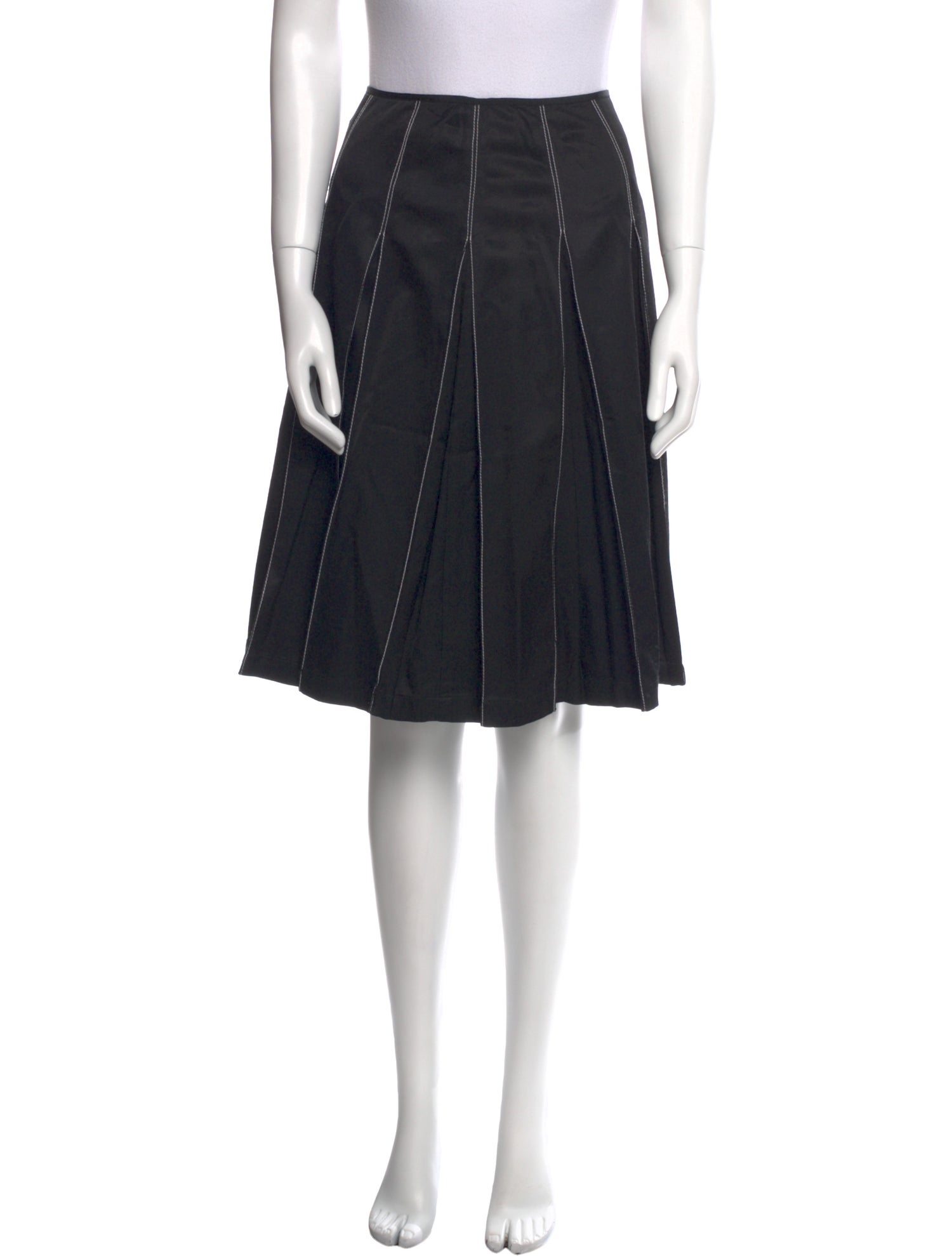SportMax Silk Knee-Length Skirt