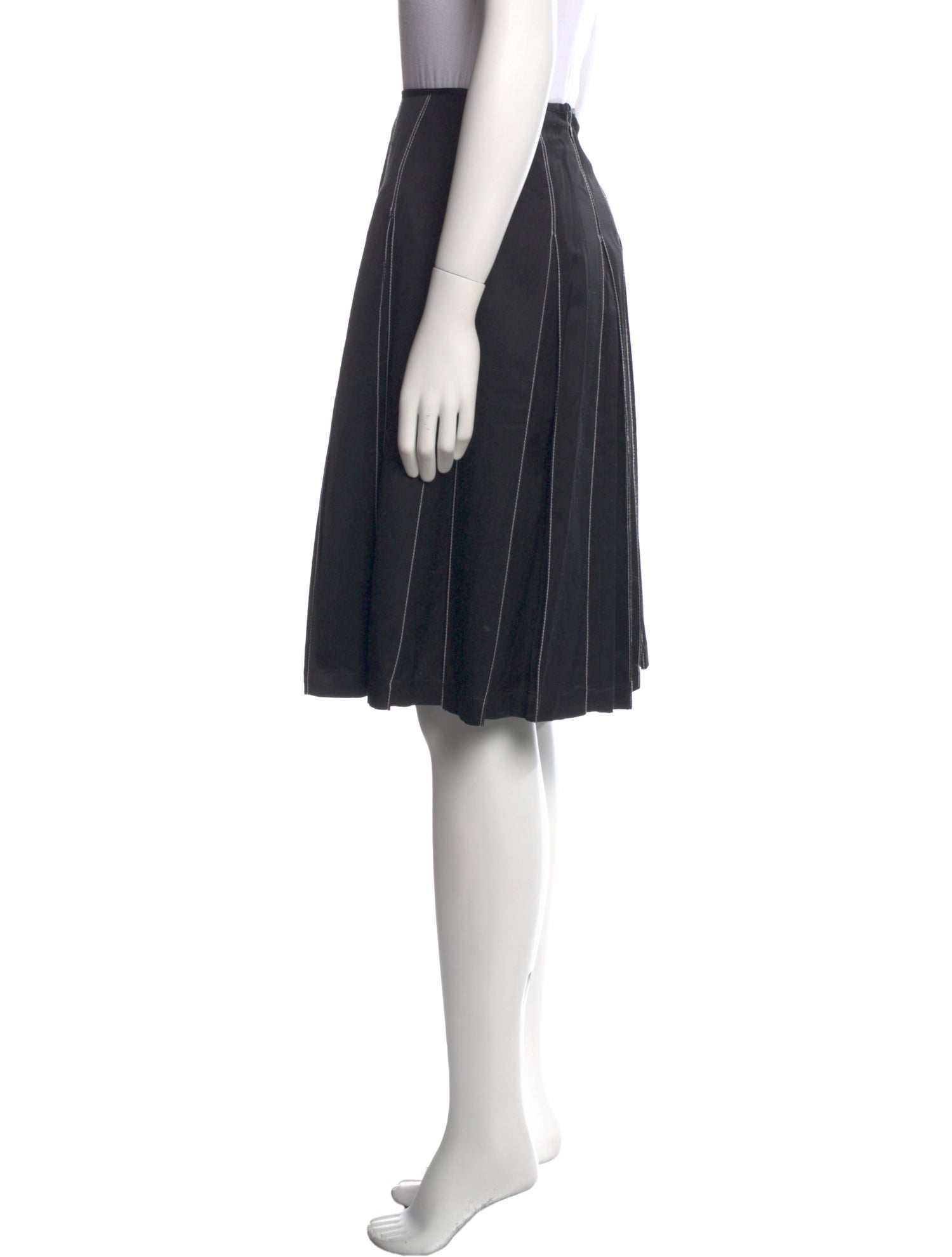 SportMax Silk Knee-Length Skirt