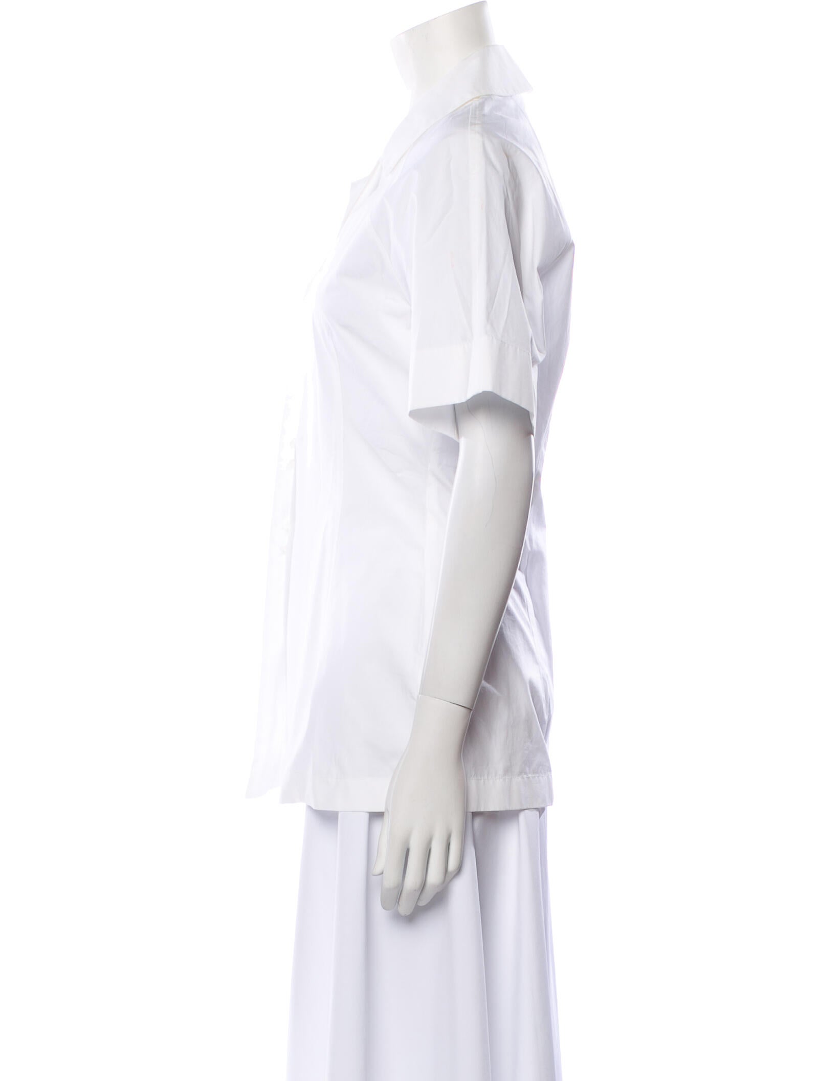 SportMax Short Sleeve Button-Up Top