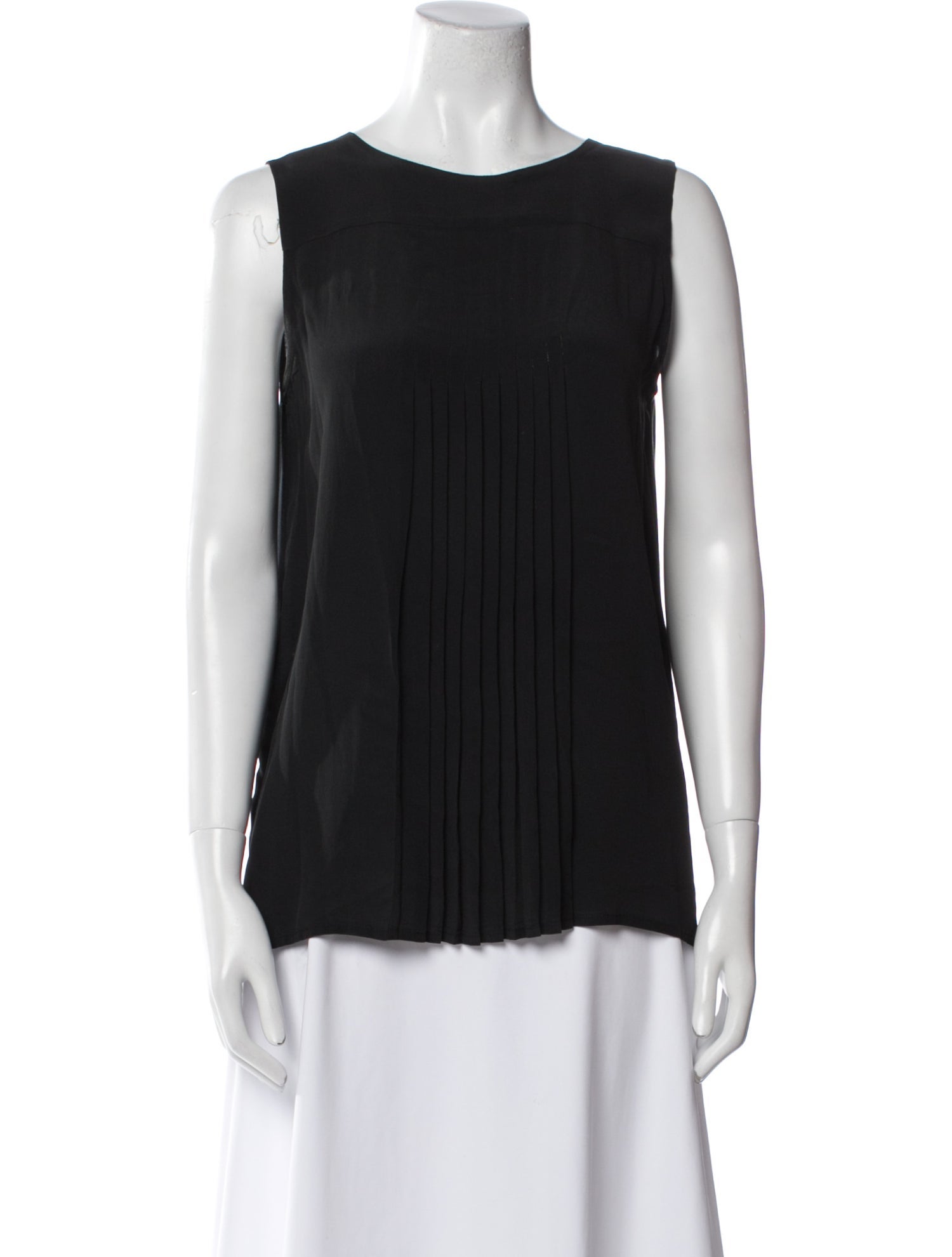 SportMax Silk Bateau Neckline Blouse
