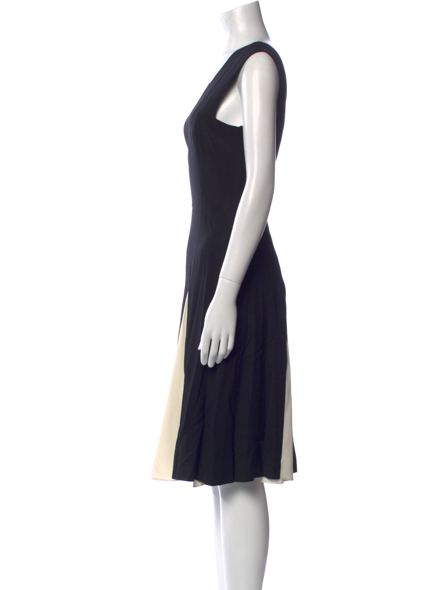 SportMax V-Neck Midi Length Dress