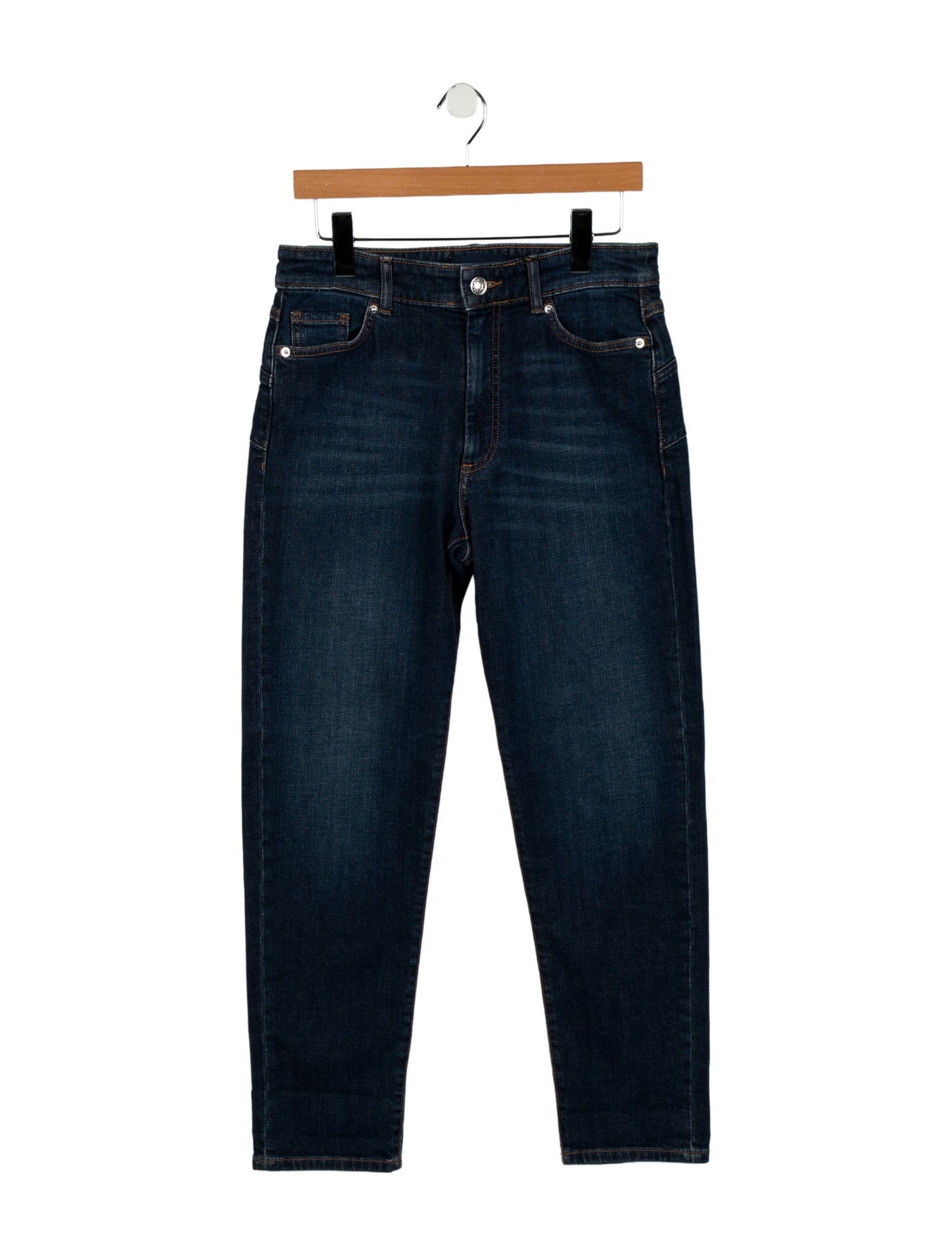 SportMax High-Rise Straight Leg Jeans w/ Tags