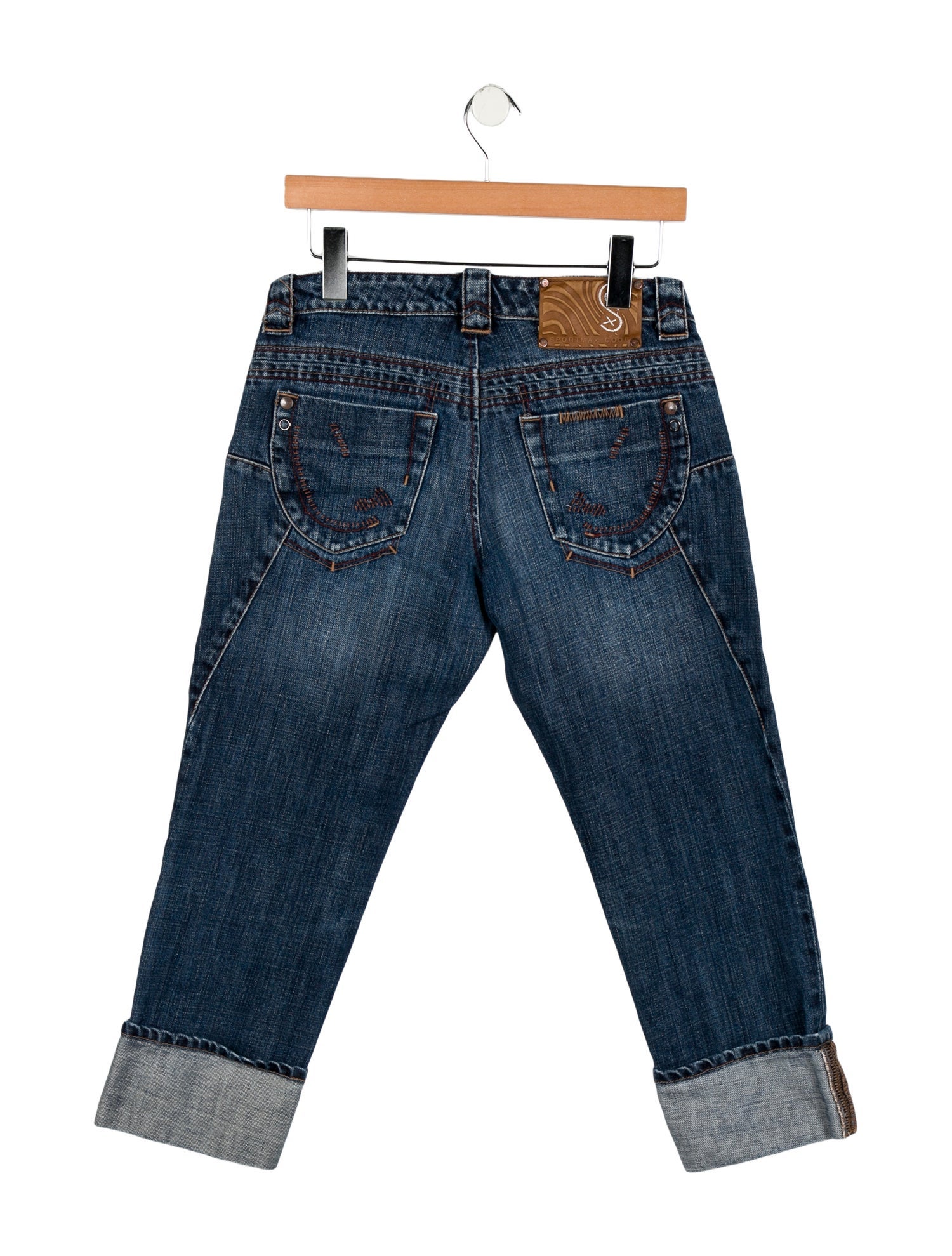 SportMax Low-Rise Straight Leg Jeans